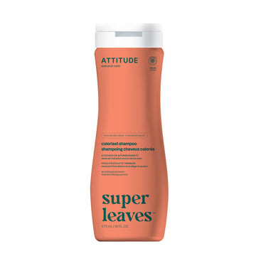 ATTITUDE bottle front view showing colorlast label and benefit