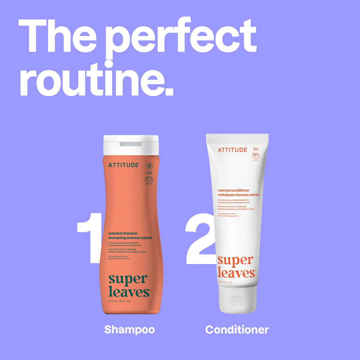ATTITUDE shampoo texture on palm demonstrating creamy, lightweight lather