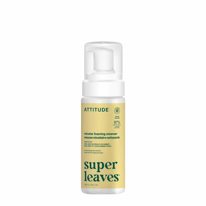 ATTITUDE front packaging showing cleanser and benefits