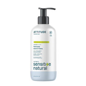 ATTITUDE front label on 16 fl oz bottle showing clean ingredients