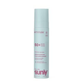 ATTITUDE front packaging 3oz shows SPF 50 and clean formulation benefit