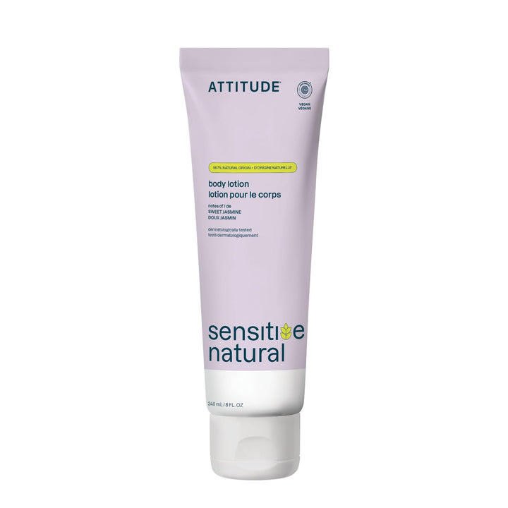 ATTITUDE front bottle view showing label and calming scent benefit