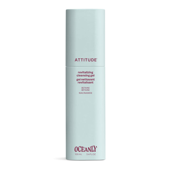 ATTITUDE front packaging showing bottle and label, clear clean benefits