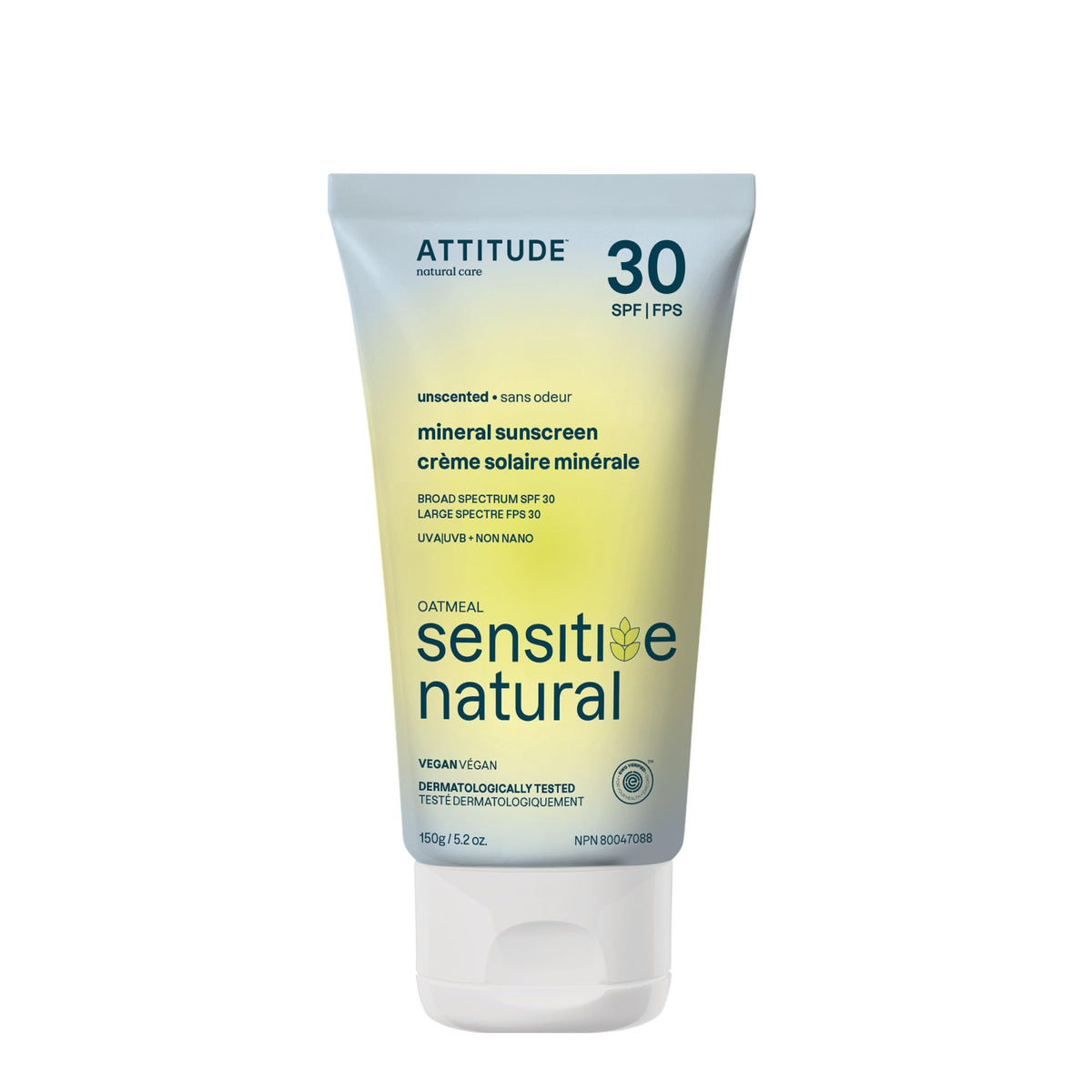 attitude front packaging showing SPF 30 and EWG Verified benefit