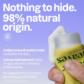 ATTITUDE cream being dispensed from open cap illustrating easy application