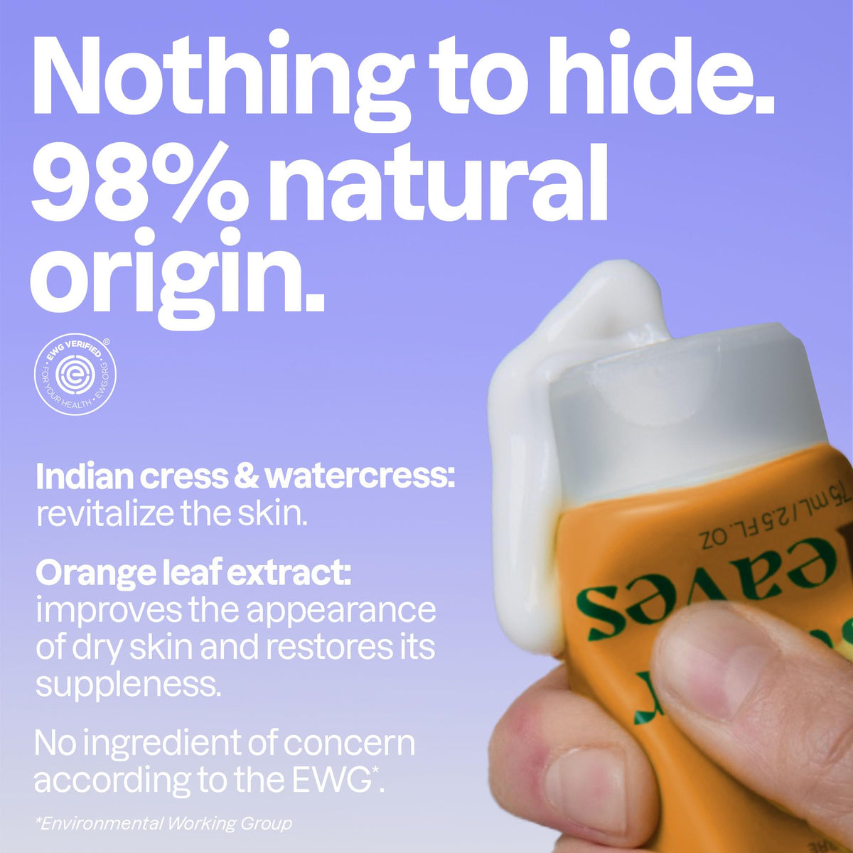 ATTITUDE hand cream texture close-up displaying lightweight formula and quick absorption benefit