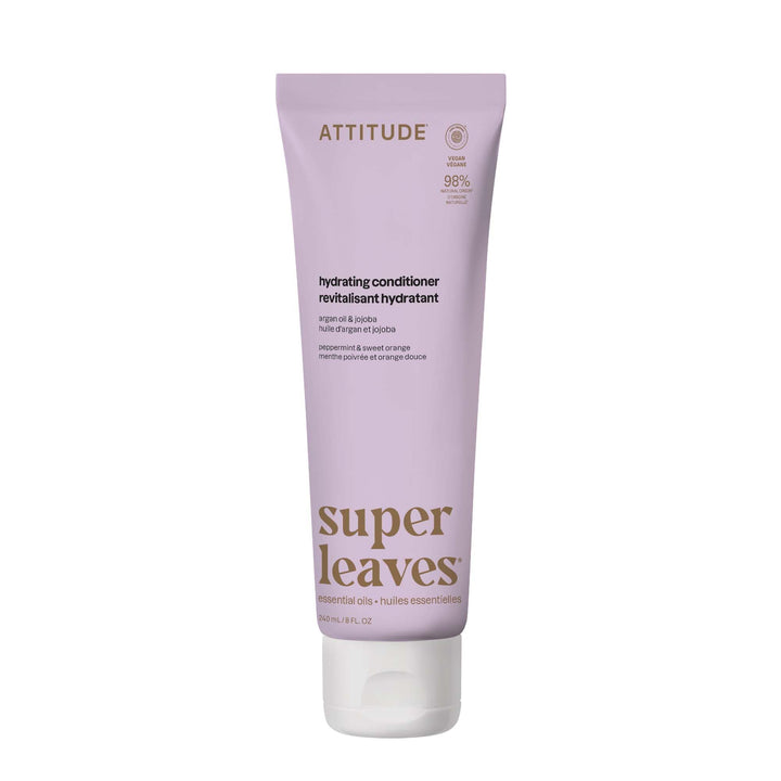 ATTITUDE hydrating conditioner front bottle showing label and scent benefits