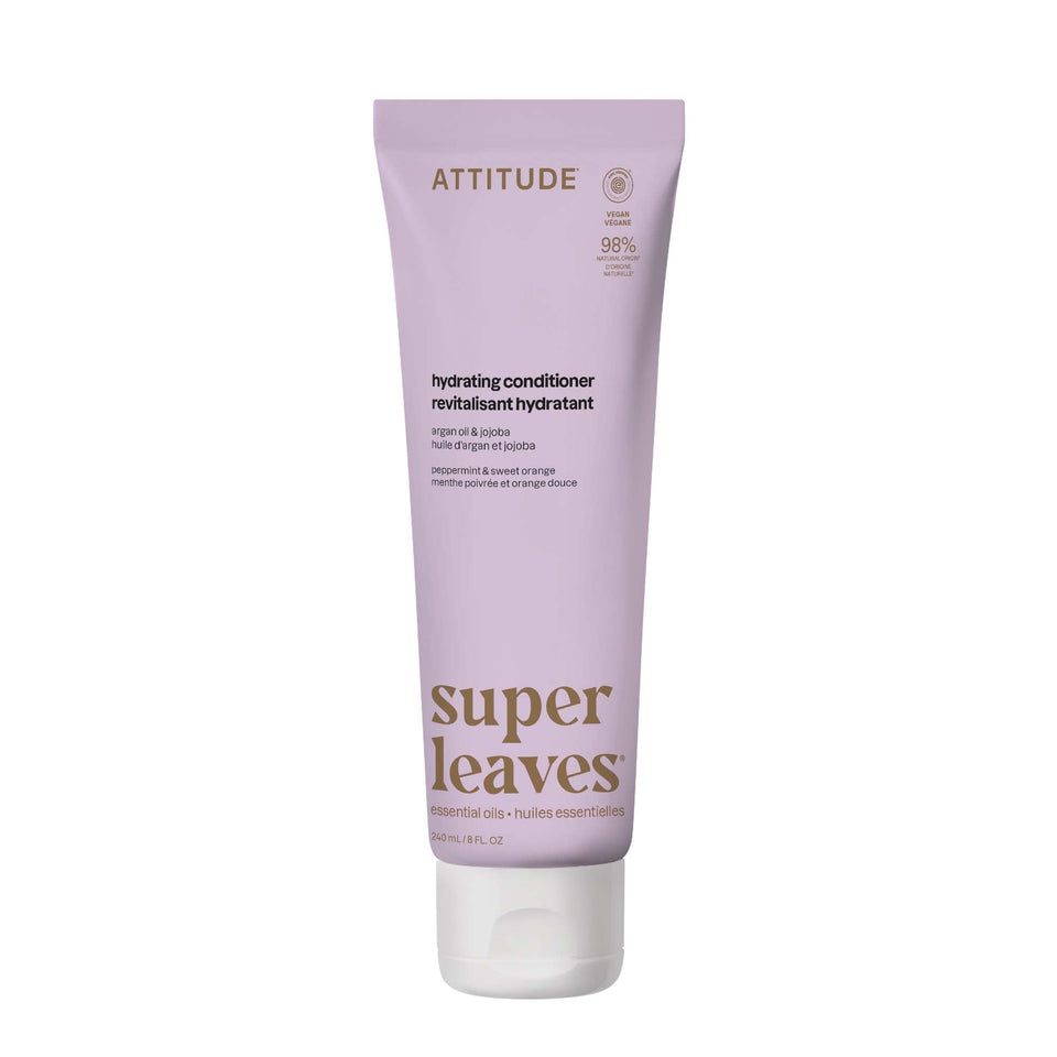 ATTITUDE hydrating conditioner front bottle showing label and scent benefits