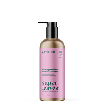 ATTITUDE front bottle showing label and refreshing peppermint citrus scent benefit