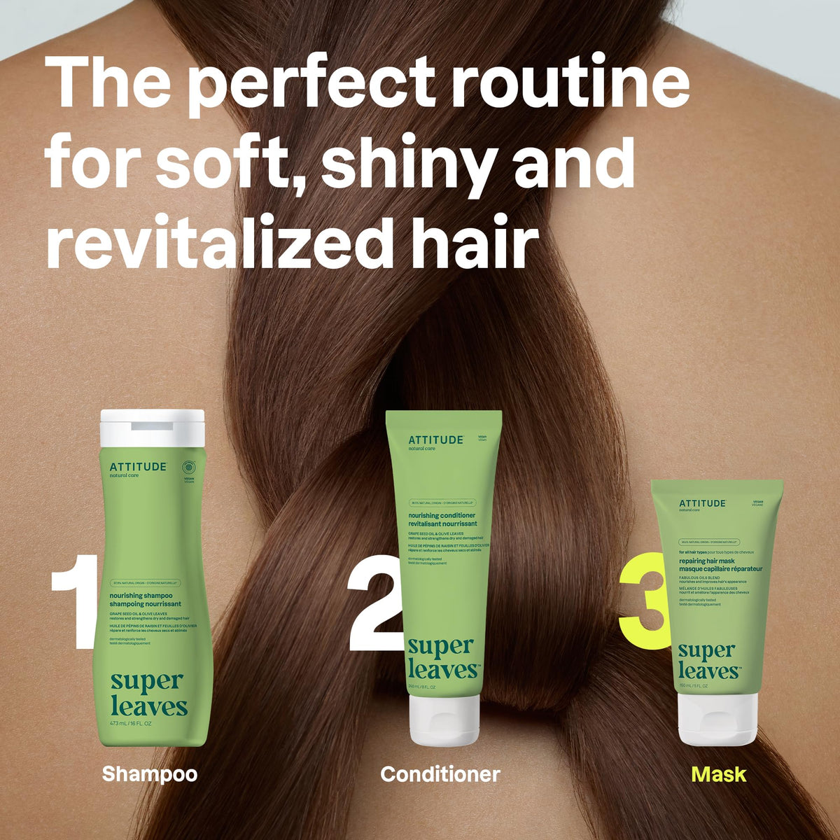 ATTITUDE abyssinian oil ingredient shot highlighting lightweight shine and non-greasy finish
