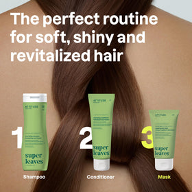 ATTITUDE abyssinian oil ingredient shot highlighting lightweight shine and non-greasy finish