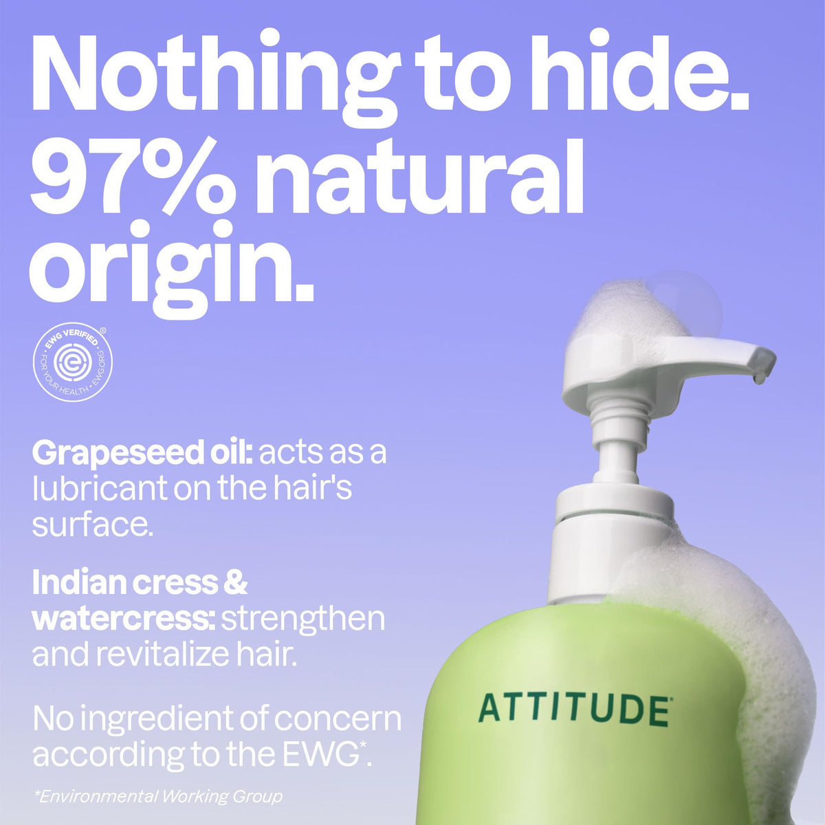 BIO SPECTRA ATTITUDE grapeseed and olive leaves highlighting natural ingredients