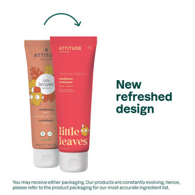 ATTITUDE conditioner creamy texture being poured to show smooth detangling benefit