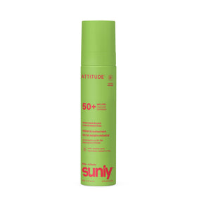 ATTITUDE front packaging showing SPF 50 and child-friendly design for protection