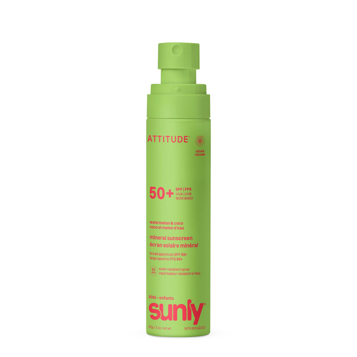 ATTITUDE product label and ingredients panel giving transparent clean formula information