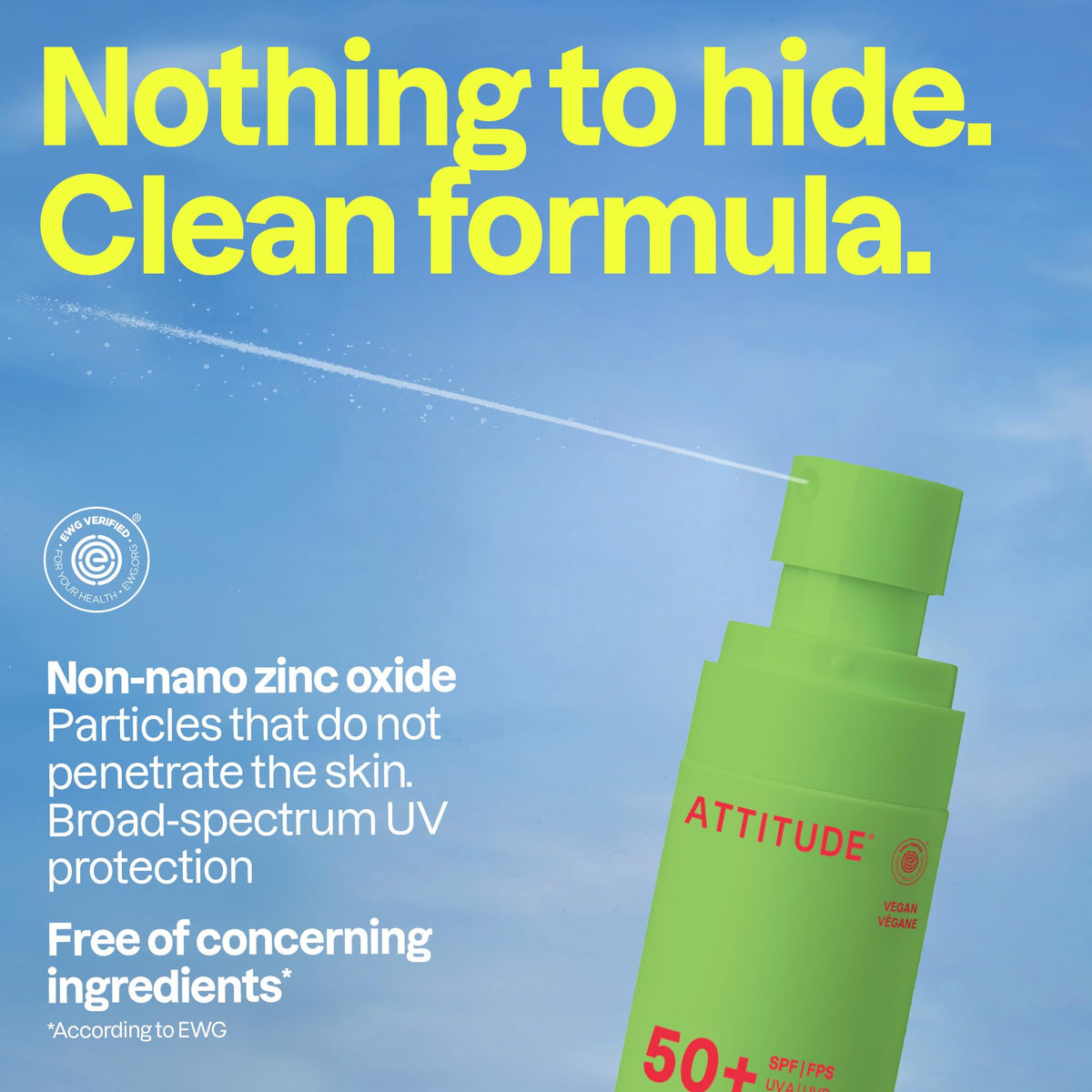 ATTITUDE lotion texture close-up showing lightweight non-greasy finish for comfort