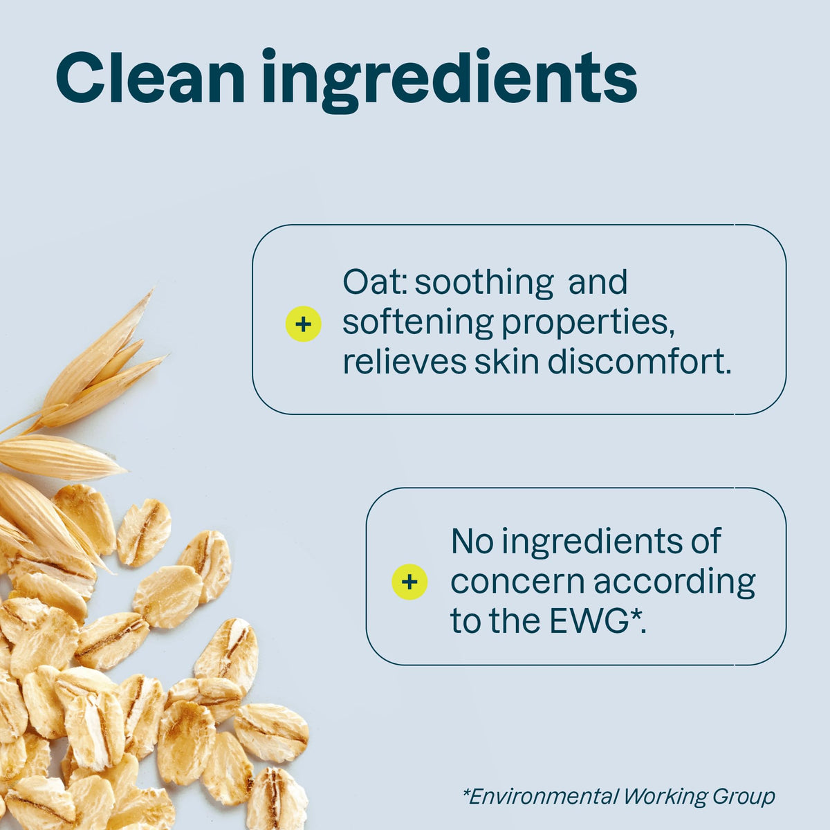 ATTITUDE label ingredient list view showing oat extract and clean ingredients