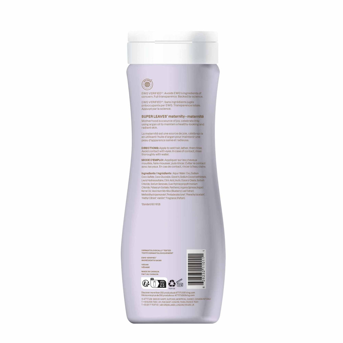 BIO SPECTRA ATTITUDE in bathroom setting conveying calming maternity self-care