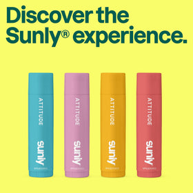 ATTITUDE lip balm with shea butter illustration indicating hydration benefit
