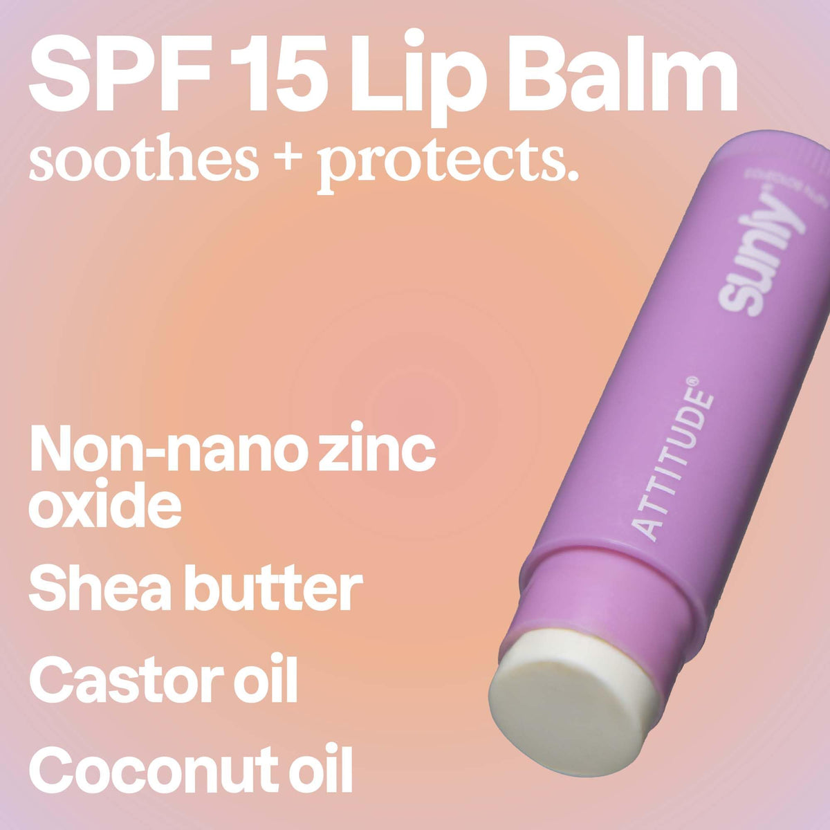 ATTITUDE close-up of balm texture showing creamy shea butter for instant hydration