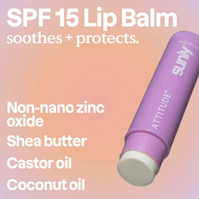 ATTITUDE close-up of balm texture showing creamy shea butter for instant hydration