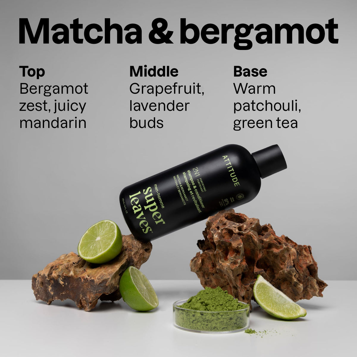 ATTITUDE rich lather and texture demonstrating gentle cleansing and conditioning