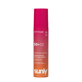 ATTITUDE front packaging showing SPF 50 and clean formulation benefit