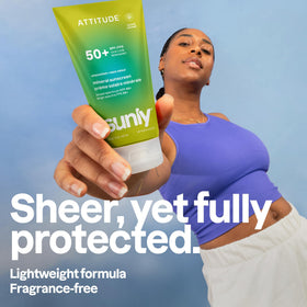 ATTITUDE 3 oz tube in a bag for on-the-go sun protection