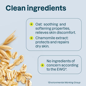 ATTITUDE oat extract ingredient close-up, highlights soothing skin benefit