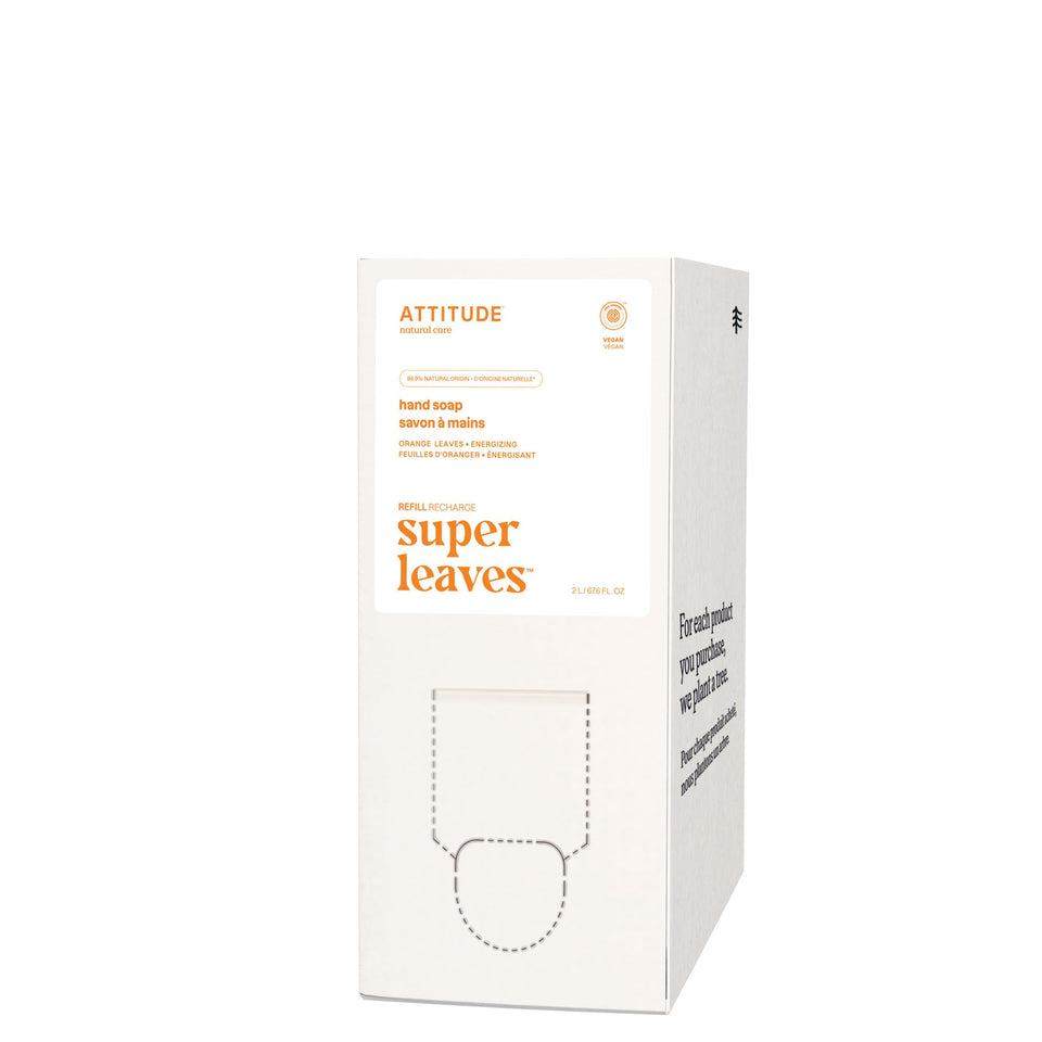 BIO SPECTRA ATTITUDE front bottle showing orange leaves label and eco benefits