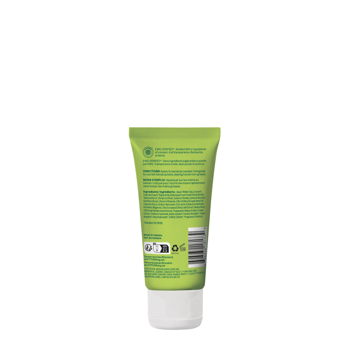 ATTITUDE pear and amber elements representing scent profile and refreshing benefit