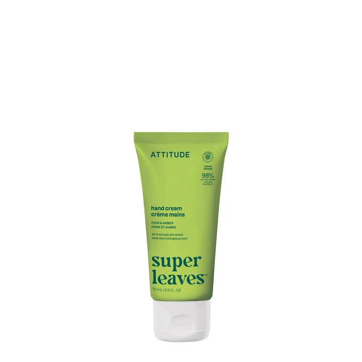 ATTITUDE front tube showing pear amber label and quick moisturizing benefit