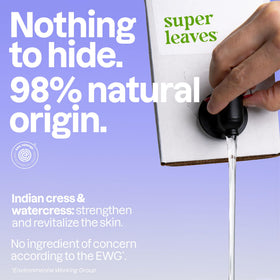 BIO SPECTRA ATTITUDE refill being poured into pump dispenser for convenience