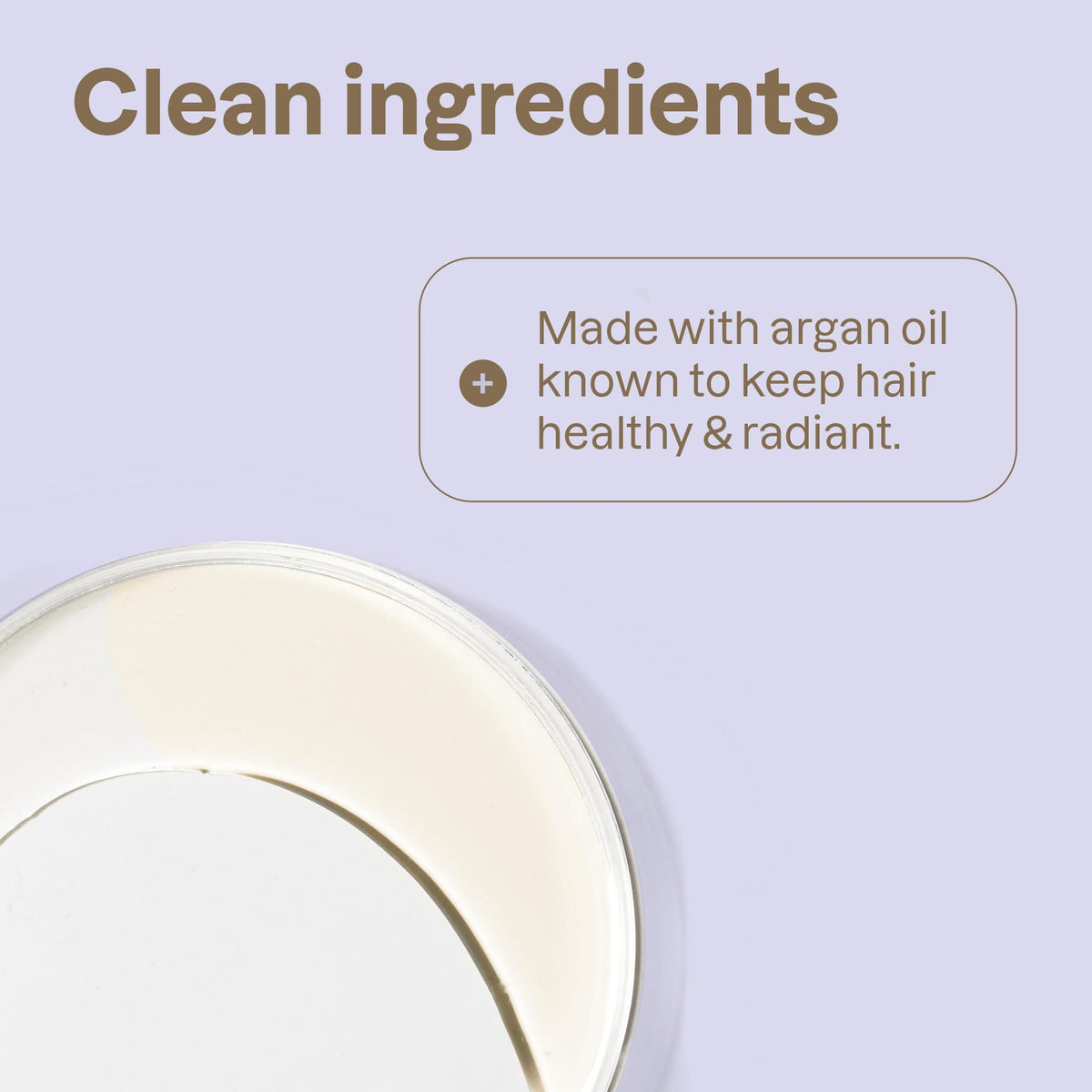 ATTITUDE pregnancy conditioner creamy texture on hand demonstrating moisturizing argan oil benefits