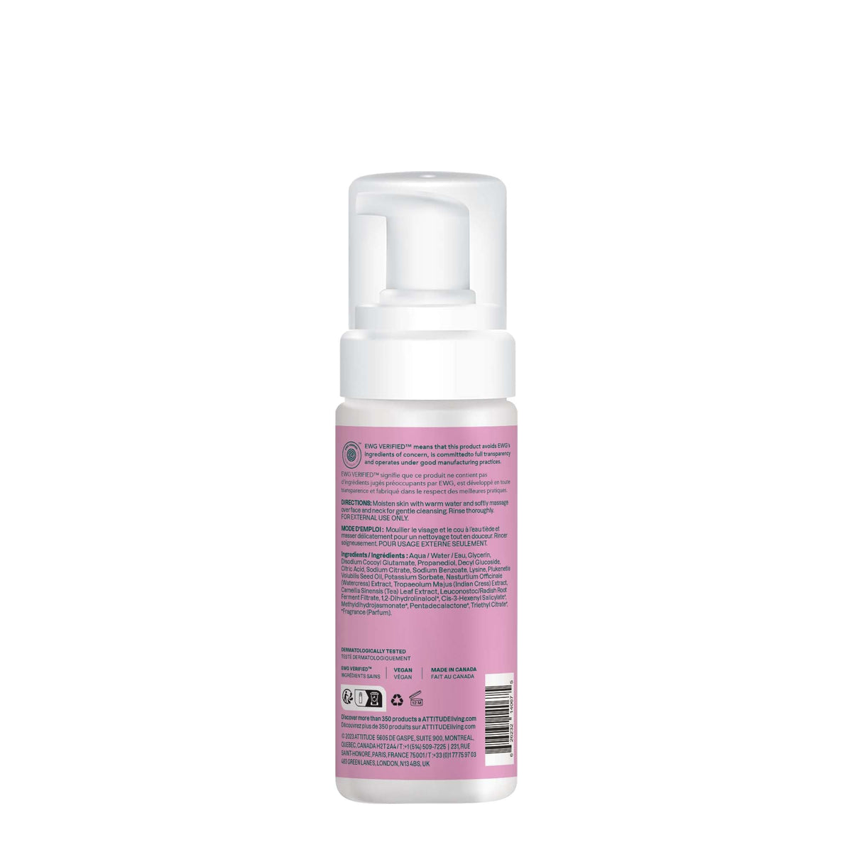 ATTITUDE product with wildberries and coconut props suggesting fruity fresh scent benefit