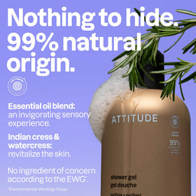 ATTITUDE ingredient label close-up showing EWG Verified and ingredient transparency benefit