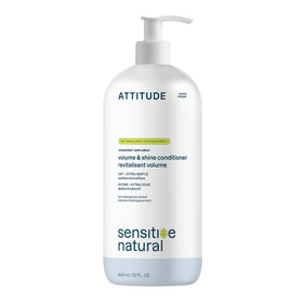 ATTITUDE bottle front label showing unscented formula and benefits