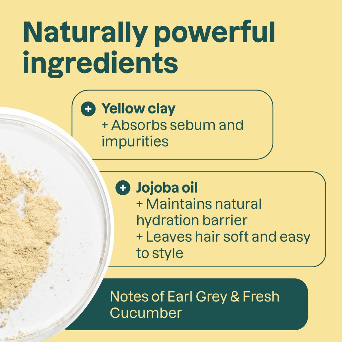 ATTITUDE shampoo bar in hand producing lather to clarify scalp and remove build-up