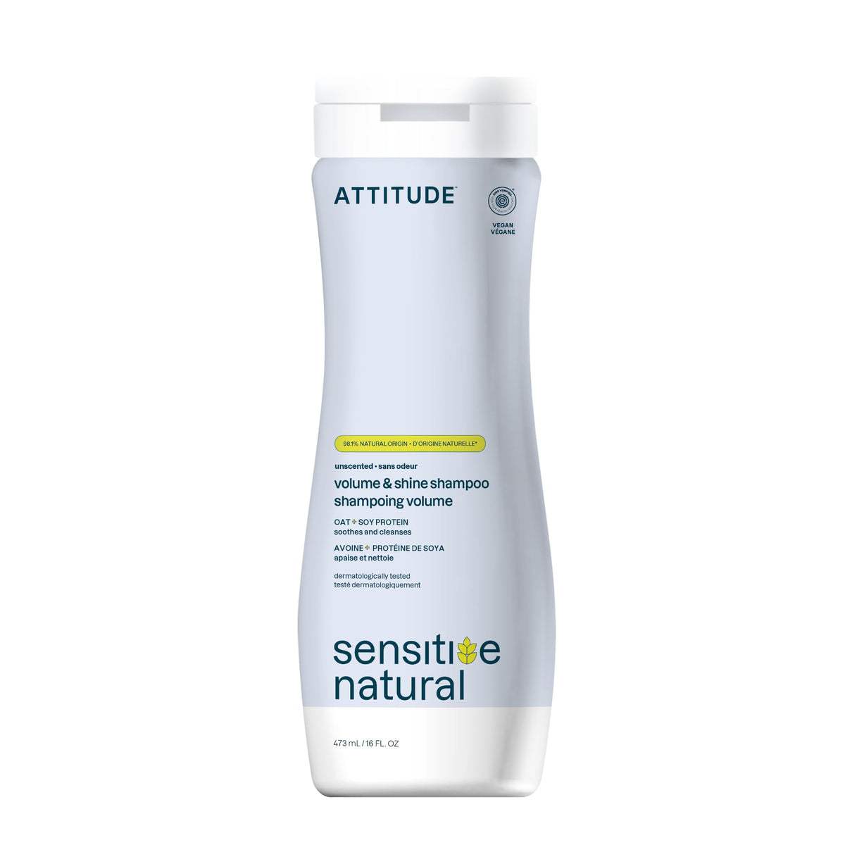 BIO SPECTRA ATTITUDE bottle front view showing clean unscented formula benefit