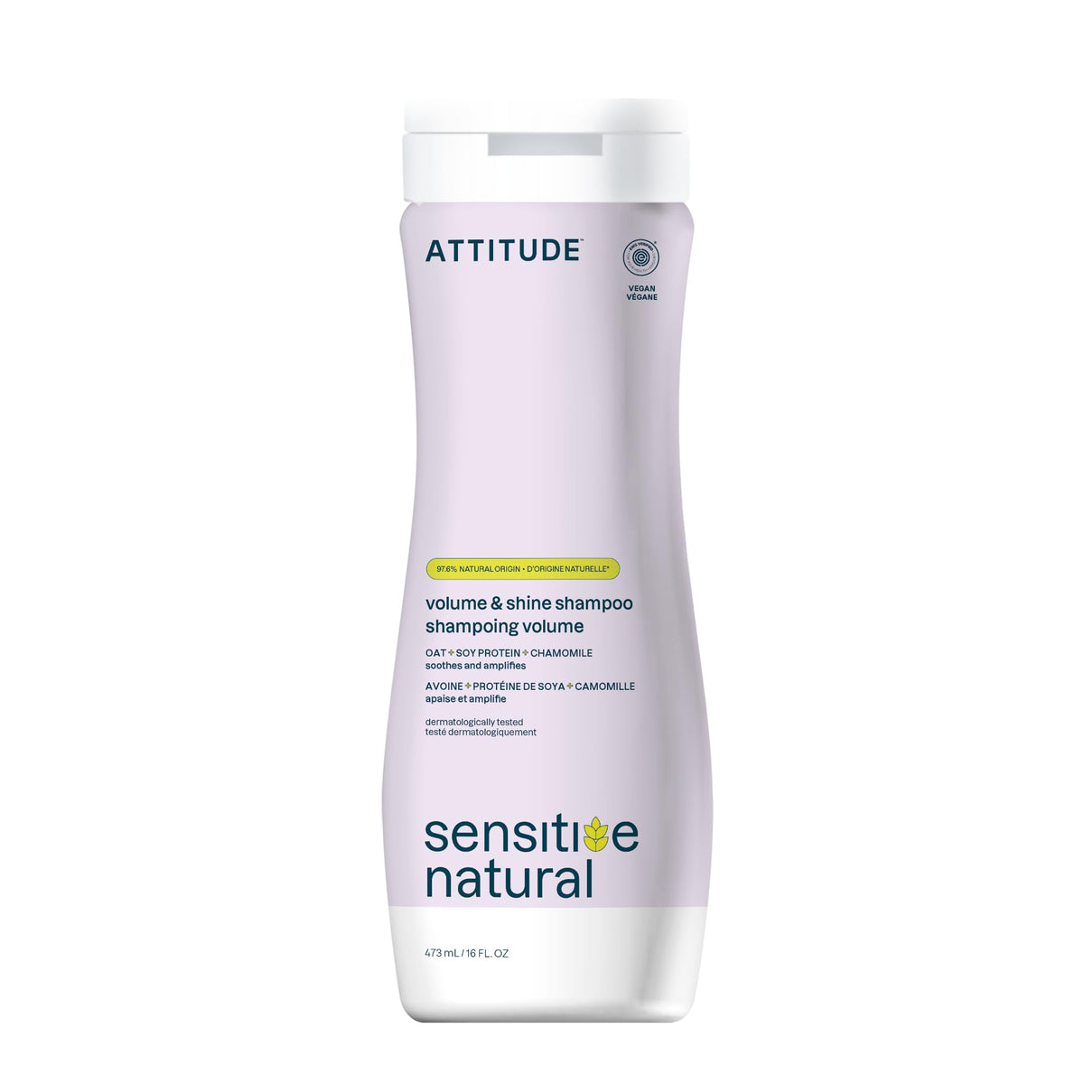 BIO SPECTRA ATTITUDE front bottle shot showing clear label and volume claims