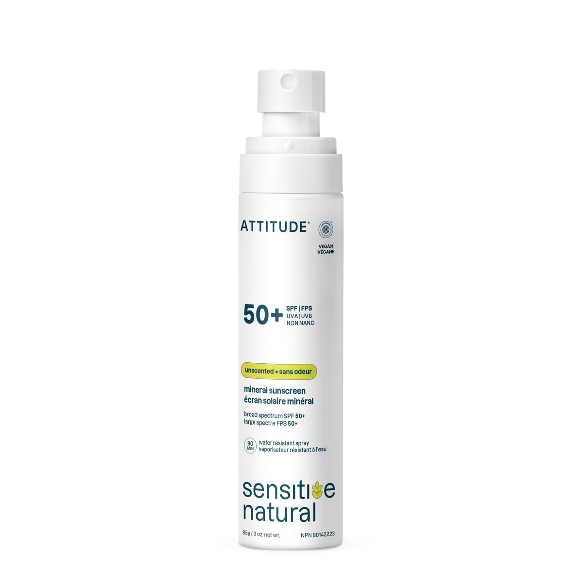 ATTITUDE sunscreen in beach bag illustrating water-resistant outdoor use