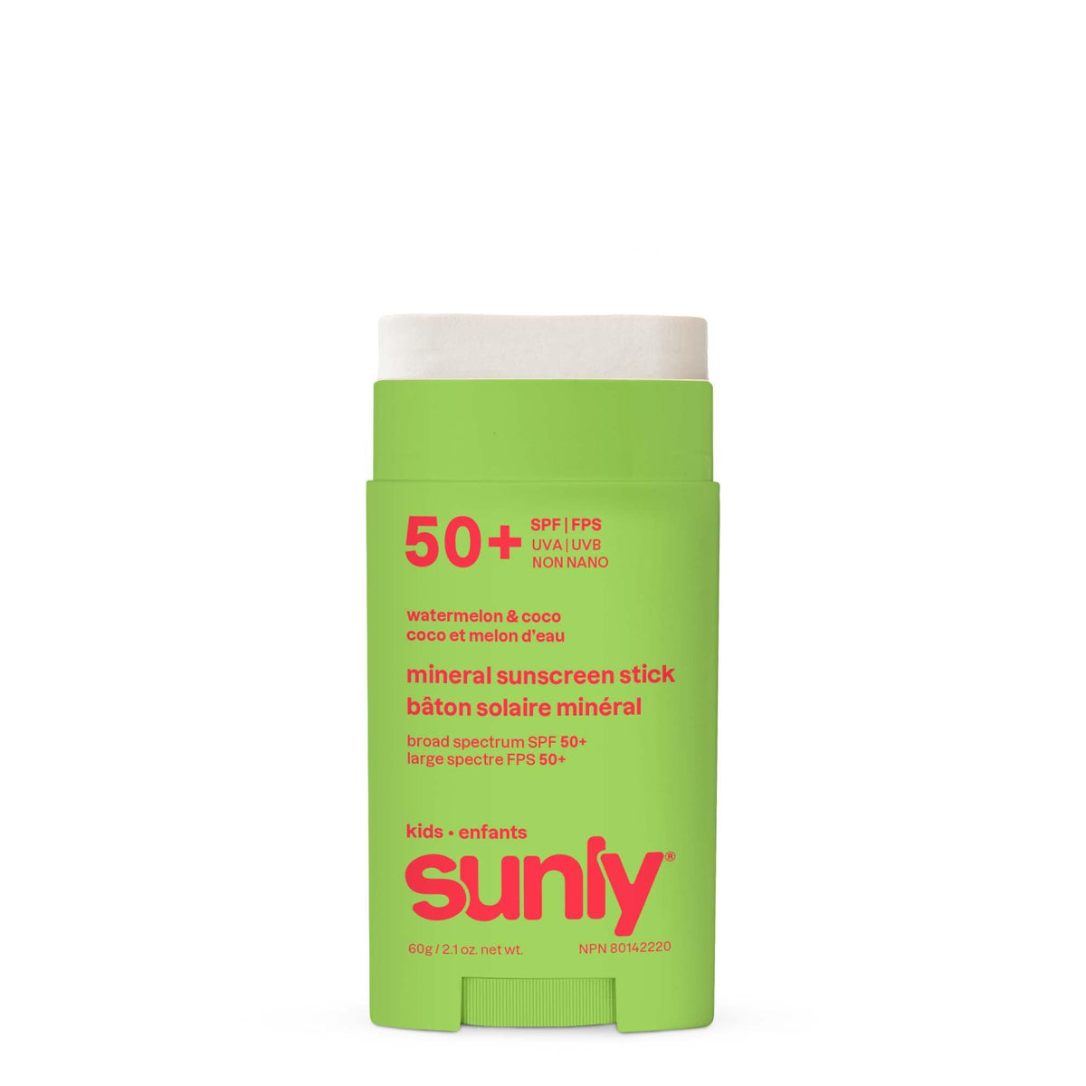 ATTITUDE sunscreen stick on wet towel showing water-friendly reapplication advantage