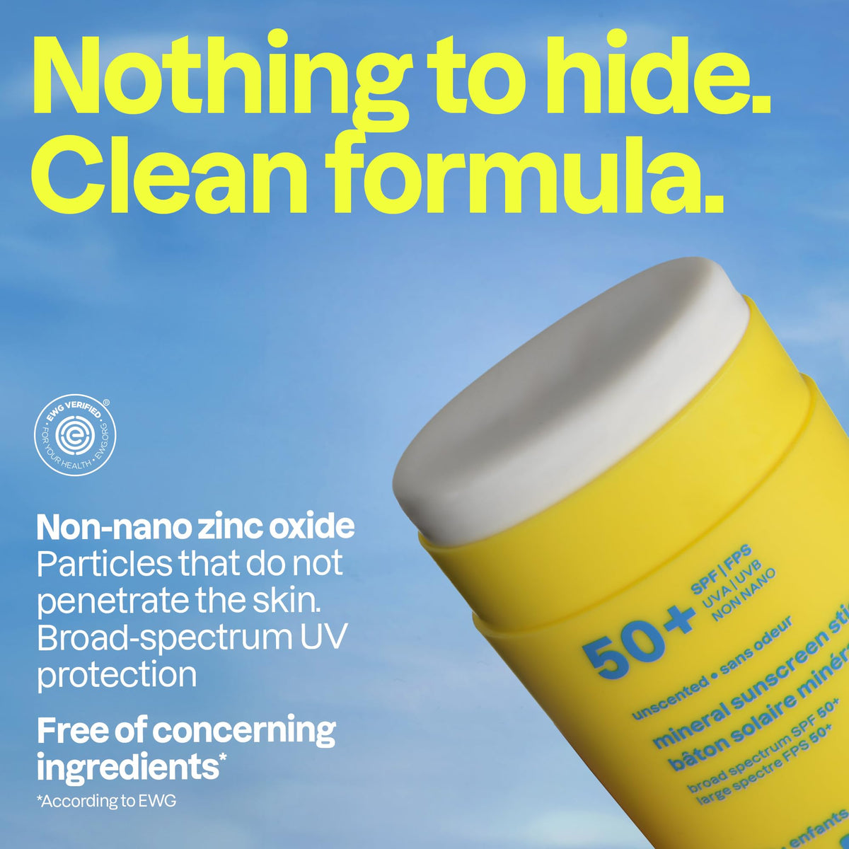 ATTITUDE close-up texture of non-nano zinc oxide providing broad-spectrum protection