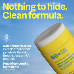 ATTITUDE close-up texture of non-nano zinc oxide providing broad-spectrum protection