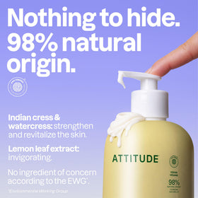 ATTITUDE cream texture spread on surface demonstrating lightweight absorbency