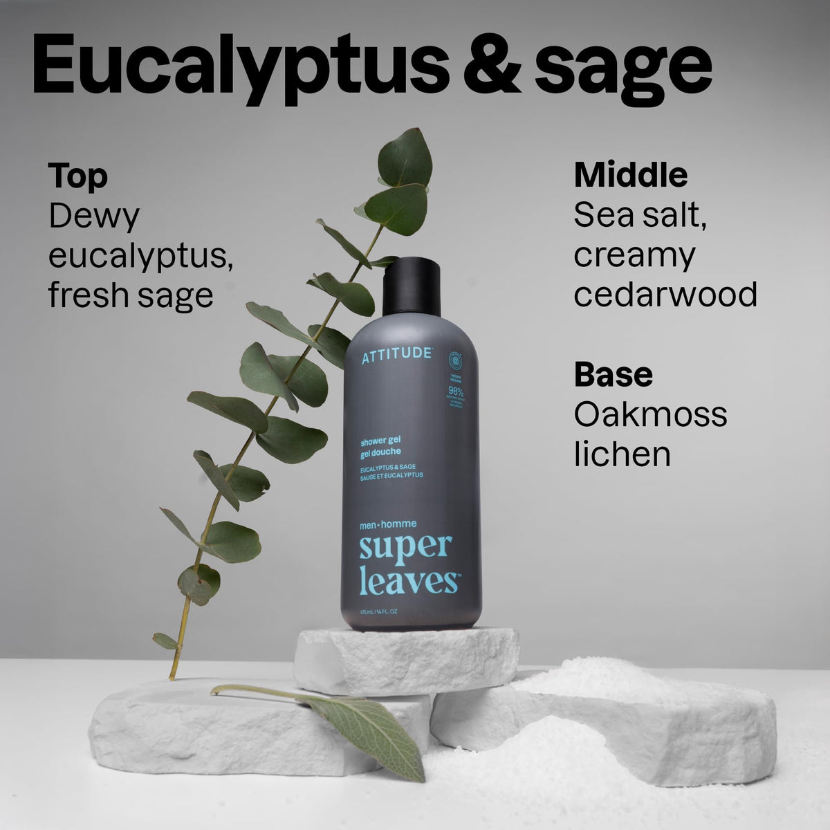 ATTITUDE creamy lather texture demonstrating gentle cleansing benefit