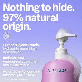 BIO SPECTRA ATTITUDE creamy lather texture showing gentle moisturizing benefit