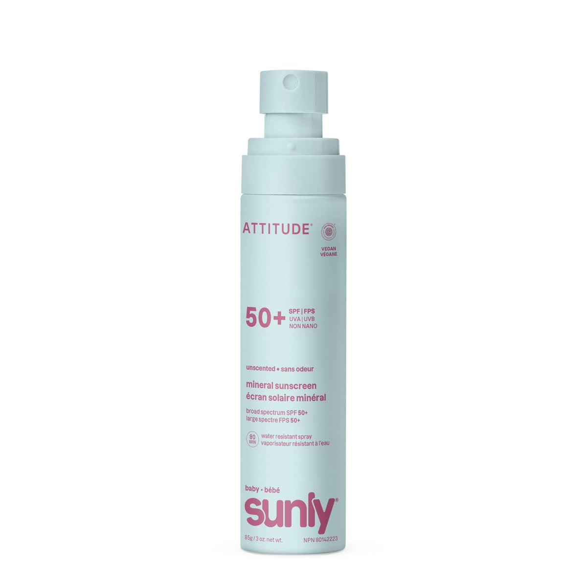 Unscented symbol with ATTITUDE in nursery conveying fragrance-free gentle formulation benefit