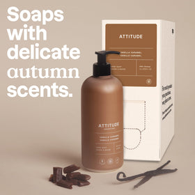 ATTITUDE soap lather close-up demonstrating rich foam and gentle cleansing
