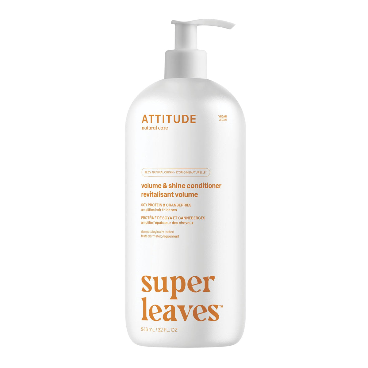 ATTITUDE front packaging showing 32 fl oz bottle and label benefit